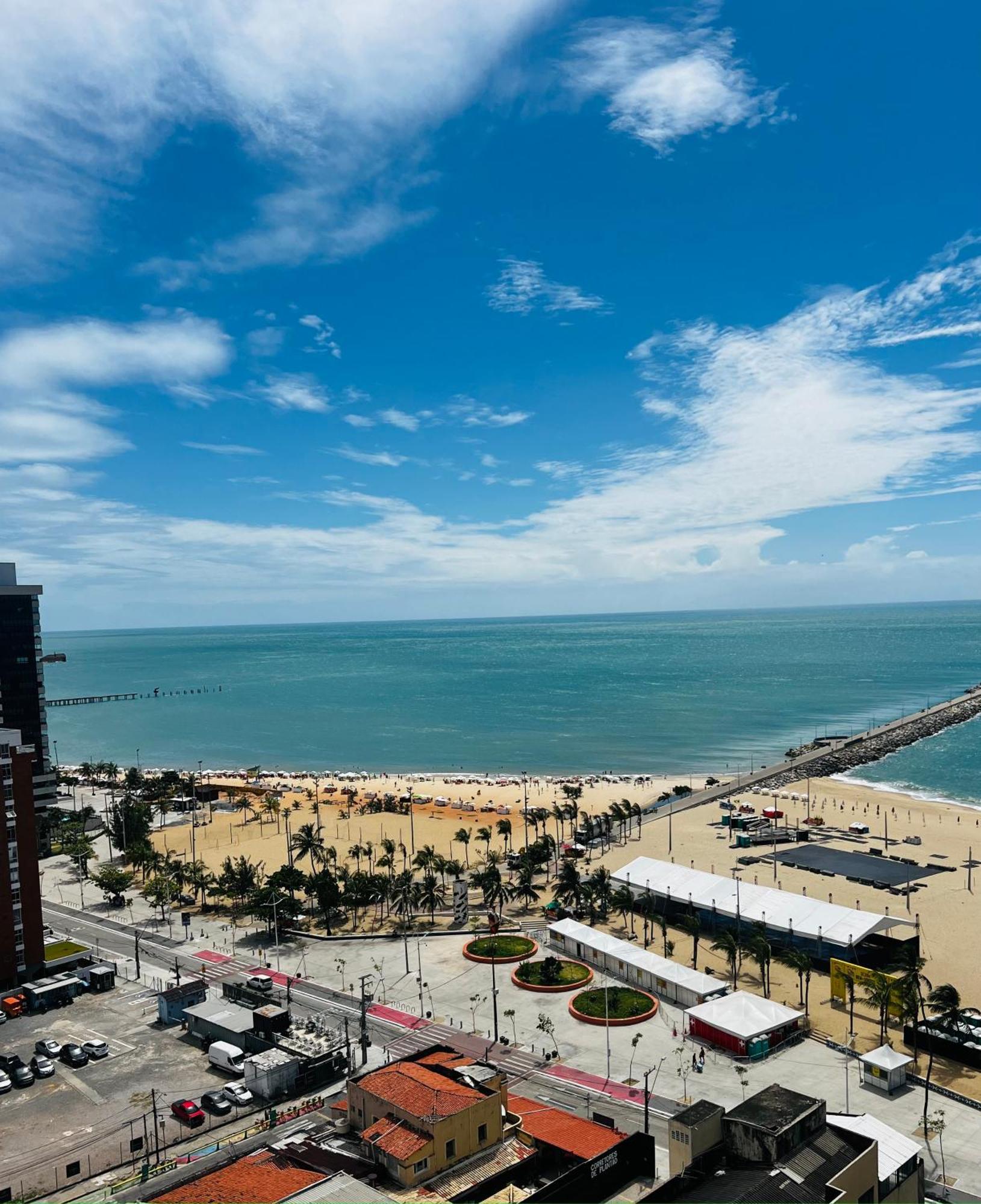 Flat Praia De Iracema Vista Mar Fortaleza  Exteriér fotografie